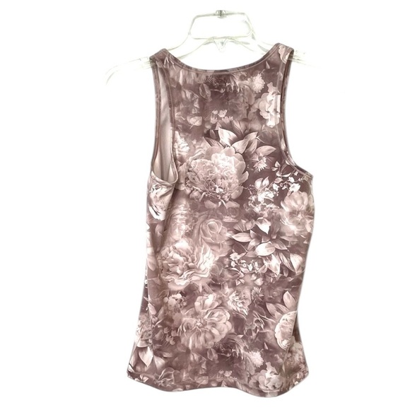 Athleta Floral Light Vintage Rose Workout Athletic Tank - SZ S - Picture 2 of 7